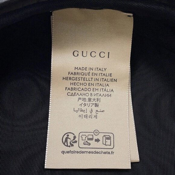 GUCCI beret Size M/57㎝ Wool 18%/Nylon18%/Cotton15%/Acryl13%/Rayon11% Multi - Picture 9 of 13